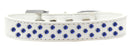 Dog, Puppy & Pet Fashion Collar, "Blue Crystal Rimsets Sprinkles"