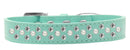 Dog, Puppy & Pet Fashion Collar, "Pearl and Clear Crystal Rimsets Sprinkles"