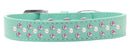 Dog, Puppy & Pet Fashion Collar, "Pearl and Light Pink Crystal Rimsets Sprinkles"