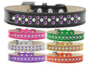 Dog, Puppy & Pet Ice Cream Collar, "Pearl and Purple Crystal Rimsets Sprinkles"
