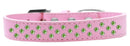 Dog, Puppy & Pet Fashion Collar, "Lime Green Crystal Sprinkles"