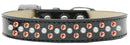 Dog, Puppy & Pet Ice Cream  Collar, "Pearl and Orange Crystal Rimsets Sprinkles"