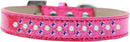 Dog, Puppy & Pet Ice Cream Collar, "Pearl and Purple Crystal Rimsets Sprinkles"