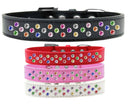 Dog, Puppy & Pet Fashion Collar, "Confetti Crystal Rimsets Sprinkles"