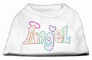 Pet Dog & Cat Shirt Rhinestone, "Technicolor Angel"