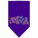 Pet and Dog Bandana Rhinestone, "Technicolor Diva"
