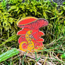 The Traveling Viellest | Red Eft Newt Enamel Pin