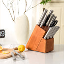 16-Piece Stainless Steel Kitchen Knife Set with Sharpener