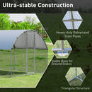 Large Metal Chicken Coop with Cover