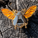 Jewel Scarab Beetle in Flight Pin