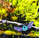 Blue Carpenter Bee Enamel Pin