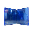 PlayStation 4 Translucent Blue Video Game Replacement Shell Storage Case