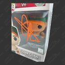 John Cena signed WWE Funko POP Figure #01 *Minor Damage* (Green Hat w/ JSA)
