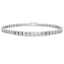 Lab Grown Diamond Tennis Bracelet Sterling Silver