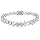 Lab Grown Diamond Tennis Bracelet 14KT White Gold