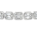Lab Grown Diamond Tennis Bracelet 14KT White Gold