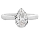 Genuine .75ct Lab Grown Diamond 10KT White Gold