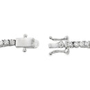 Moissanite Malachite Tennis Bracelet Sterling Silver