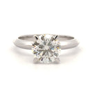 Natural 1.75ct Moissanite Sterling Silver