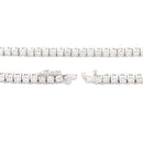 6.85ct Moissanite Tennis Necklace Sterling Silver