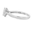 Natural .50ct Lab Grown Diamond 10KT White Gold
