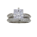 Cubic Zirconium CZ SS Bridal Sterling Silver