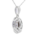 .42ct Quartz Diamond Fashion Pendants 10KT White Gold