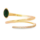 .75ct Emerald Diamond Ring 14KT Yellow Gold