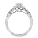 1.53ct Lab Grown Diamond Eng Only 10KT White Gold