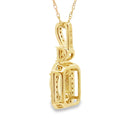 .06ct Opal Diamond Fashion Pendants 10KT Yellow Gold