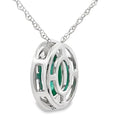 .46ct Emerald Diamond Fashion Pendants 10KT White Gold