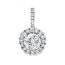 Lab Grown Diamond Fashion Pendants 10KT White Gold