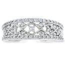 .50ct Diamond Fashion band rings 10KT White Gold