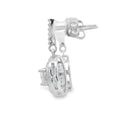 Cubic Zirconia Earrings Sterling Silver