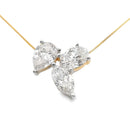Lab Grown Diamond Fashion Pendants 14KT Yellow Gold
