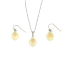 Natural FW Pearl Jewelry sets Sterling Silver