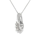 Lab Grown Diamond Fashion Pendants 10KT White Gold