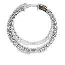 1.53ct Diamond Hoop Earrings 10KT White Gold