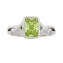 Cubic Zirconium Ring Sterling Silver
