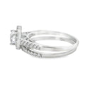 Cubic Zirconia CZ SS Bridal Sterling Silver