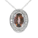 .40ct Quartz Diamond Fashion Pendants 10KT White Gold
