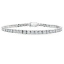 Lab Grown Diamond Tennis Bracelet Sterling Silver