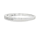 .11ct Diamond Wedding Band Ring 14KT White Gold
