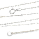 Womens chains 10KT White Gold