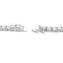 39.98ct Moissanite Tennis Necklace Sterling Silver
