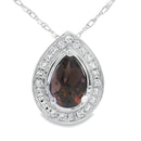 .39ct Quartz Diamond Fashion Pendants 10KT White Gold