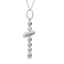 .31ct Diamond Cross Religious Pendant 14KT White Gold
