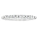 Genuine .25ct Diamond Wedding Band Ring 14KT White Gold