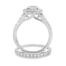 Lab Grown Diamond Engagement Ring Set 10KT White Gold