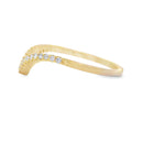 .14ct Diamond Fashion band rings 14KT Yellow Gold